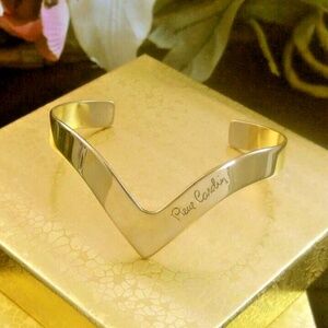 PIERRE CARDIN Gold plated Cuff Bracelet